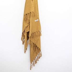 Signature Turkish Towel/Throw - Mustard